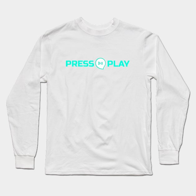 Press Play Long Sleeve T-Shirt by Hardcore Gamer
